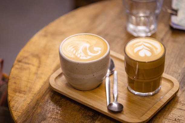 Cafés con leche de un bar